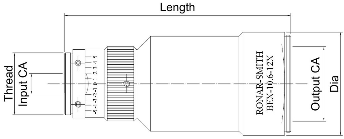 CO₂ Laser Adjustable Beam Expander 2